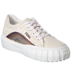 Fendi FF Monogram Metallic sneakers